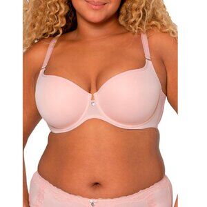CURVY COUTURE Rose Full Figure Tulip Smooth Push Up Bra